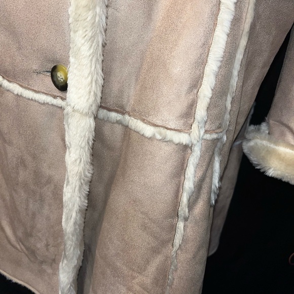 Big Chill Women's Tan and Cream Coat M - Picture 6 of 15